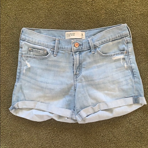 Abercrombie & Fitch Pants - Abercrombie & Fitch light blue jeans shorts